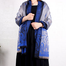 Load image into Gallery viewer, Women‘s silky  Paisley pattern Pashmina Scarves Shawl/Wrap/Stole
