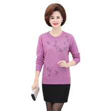 Load image into Gallery viewer, Women&#39;s   Crewneck long sleeve  Thin  Solid  sweater knitted loos fit  pullover tops
