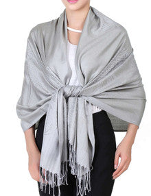 Women's solid colors Pashmina feeling Shawls and Wraps for Evening Dress Winter Warm Scarves