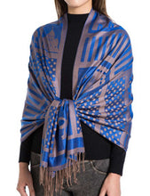 Load image into Gallery viewer, Women&#39;s Cashmere Feel Winter Scarf 2 Tone Large Pashmina Shawls and Wraps
