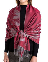 Load image into Gallery viewer, Women&#39;s Cashmere Feel Winter Scarf 2 Tone Large Pashmina Shawls and Wraps
