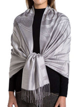 Load image into Gallery viewer, Women&#39;s Cashmere Feel Winter Scarf 2 Tone Large Pashmina Shawls and Wraps
