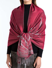 Load image into Gallery viewer, Women&#39;s Cashmere Feel Winter Scarf 2 Tone Large Pashmina Shawls and Wraps
