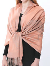 Load image into Gallery viewer, Women&#39;s Cashmere Feel Winter Scarf 2 Tone Large Pashmina Shawls and Wraps
