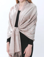 Load image into Gallery viewer, Women&#39;s Cashmere Feel Winter Scarf 2 Tone Large Pashmina Shawls and Wraps
