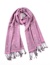 Load image into Gallery viewer, Women&#39;s Cashmere Feel Winter Scarf 2 Tone Large Pashmina Shawls and Wraps
