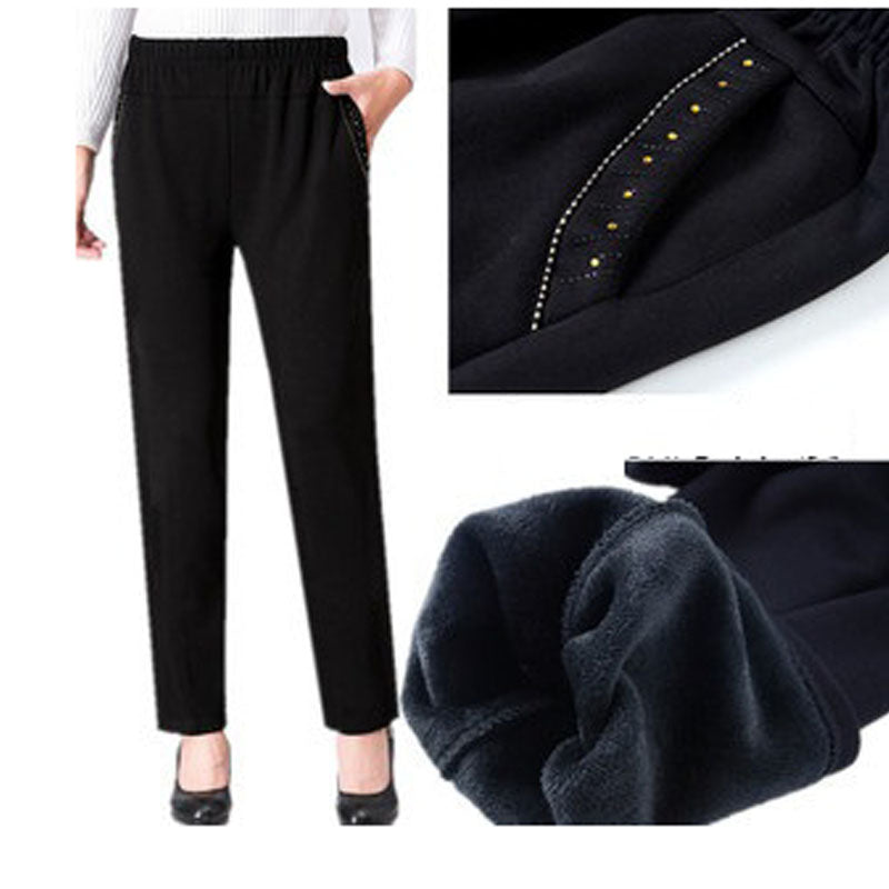 Casual Velvet  Trousers , Women winter Pants, Plus Size warm pants