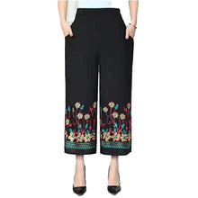 Load image into Gallery viewer, Women&#39;s Casual Floral Print Yoga  Wide-leg loose ankle Pants
