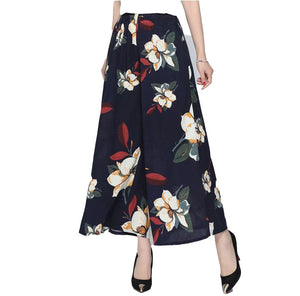 Women‘s Wide Leg Boho Harem floral Yoga Pants