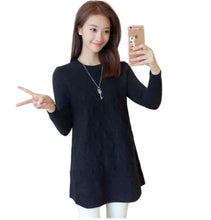 Load image into Gallery viewer, Women&#39;s Long Sleeve Crewneck pullover for legging fleece lining Sweater
