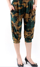 Load image into Gallery viewer, Women&#39;s Casual Boho Floral Print Yoga  Harem Lantern Capri loose Pants
