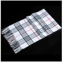 Load image into Gallery viewer, Pashmina Winter  Tartan Scarf Warm Cashmere  Wrap Shawl for Men &amp; Women
