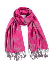 Load image into Gallery viewer, Women&#39;s Cashmere Feel Winter Scarf 2 Tone Large Pashmina Shawls and Wraps
