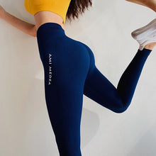 Charger l&#39;image dans la galerie, Pantalons de sport pour femmes Leggings sans couture Femmes Fitness Pantalon de contrôle du ventre Leggings de sport Gym taille haute Leggings skinny
